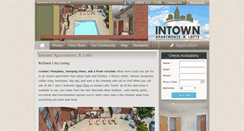 Desktop Screenshot of intownloftsapartments.net